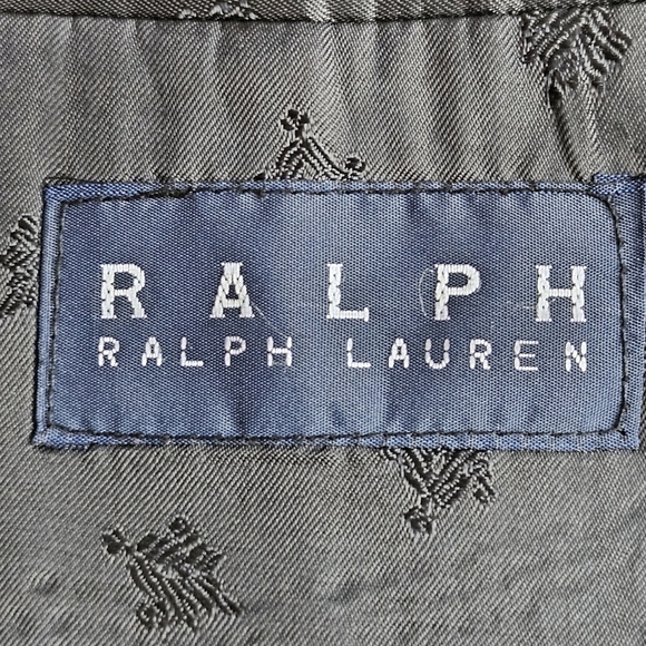 Ralph Lauren Blazer Mens 44XL Gray 3-Button Wool Jacket USA Made - Picture 11 of 13